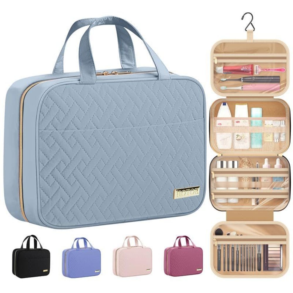 Travel Toiletry Bag W/hanging Hook - Spacious Toiletry Bag Essentials For😃